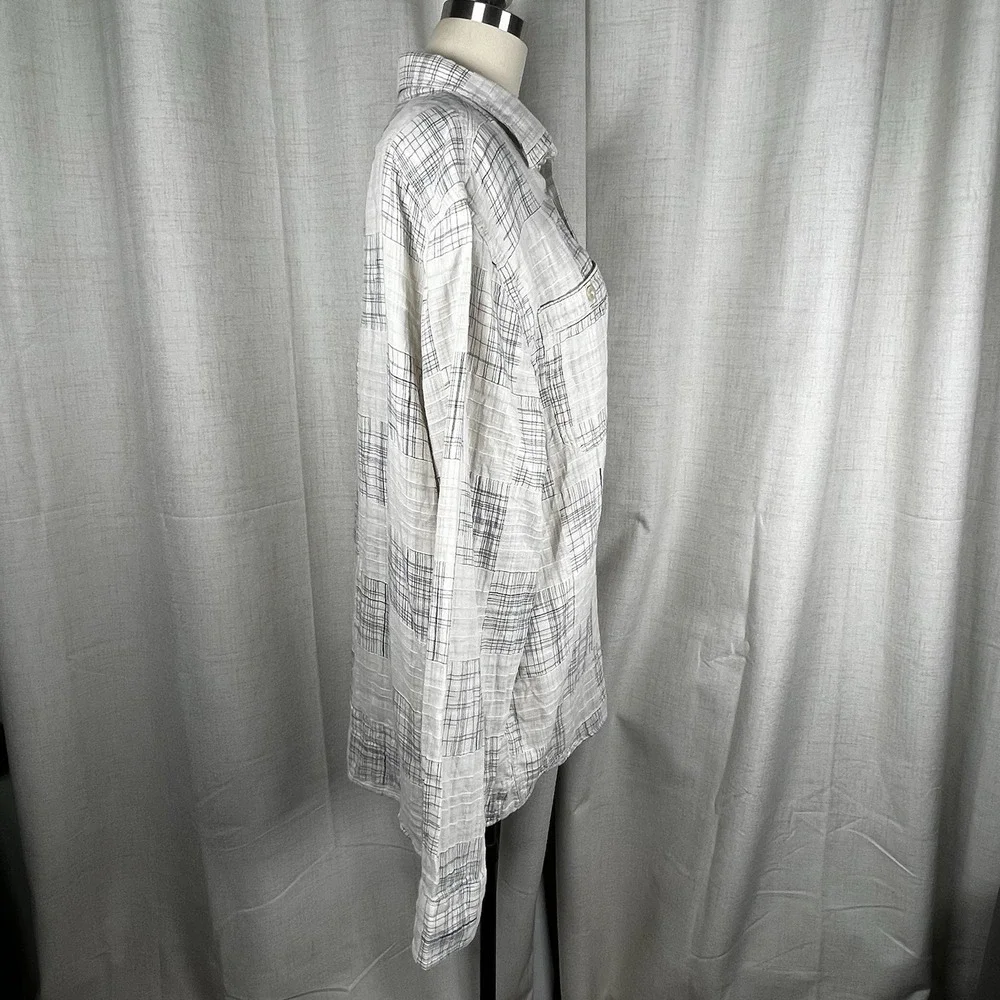 NEW! Banana Republic Santorini Blues‎ Men's XL Button Down Shirt Standard Fit